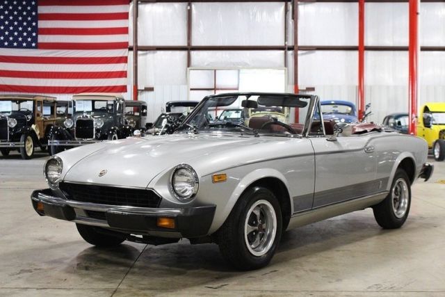 1979 Fiat 124 Spider 62827 Miles Grigio Metal Convertible 2.0L DOHC 4cyl 5 Spee 1979 Fiat 124 Spider --