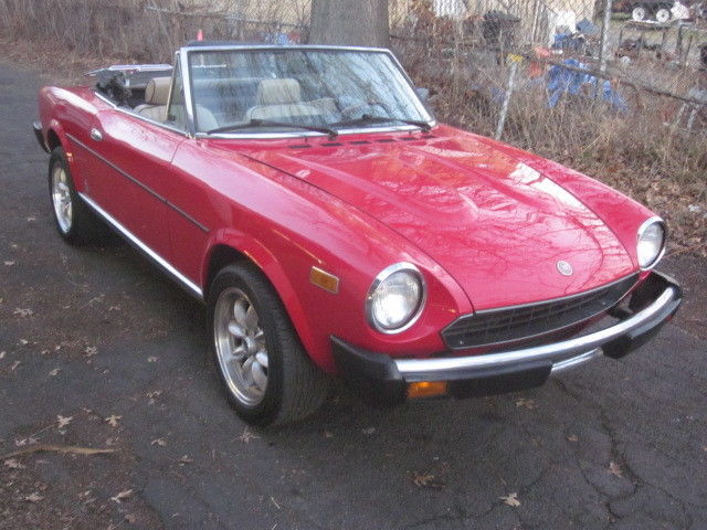 1979 Fiat 124 Spider classic import sports car 1979 Fiat 124 Spider