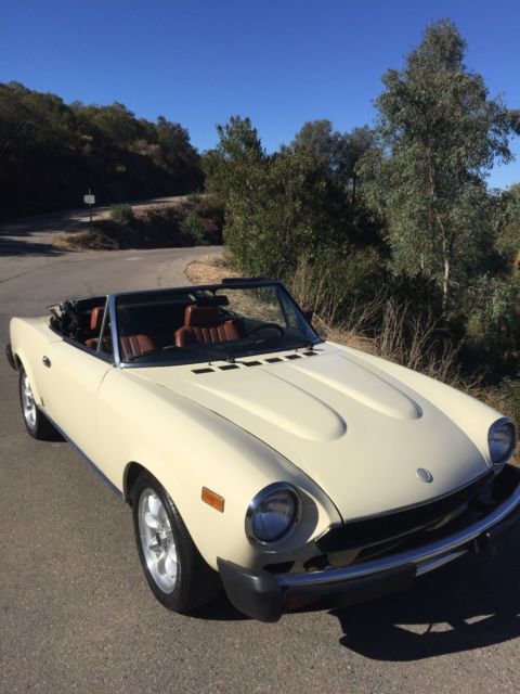1979 Fiat 124 Spider 124 SPIDER CONVERTIBLE/CHROME TRIM - photo 5