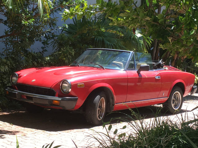 1979 Fiat 124 Spider Pininfarina 2000 - MOVING SALE - Best One You'll Ever See 1979 Fiat Spider Pininfarina 2000