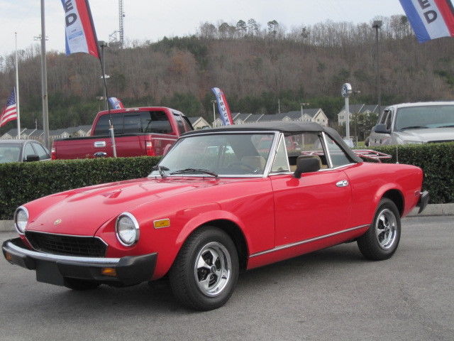 1979 FIAT 200 SPIDER PININFARINA 4 CYL 5-SPEED TRANS LOW RESERVE SET 1979 Fiat 124 Spider