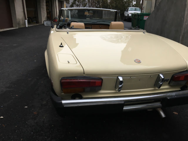 1979 Fiat 124 Spider Spider Convertible 2-Door - photo 7