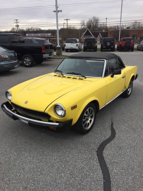 1979 FIAT 2000 CONVERTIBLE SPYDER 5 SPEED RUNS GREAT!! 1979 Fiat Other 2000