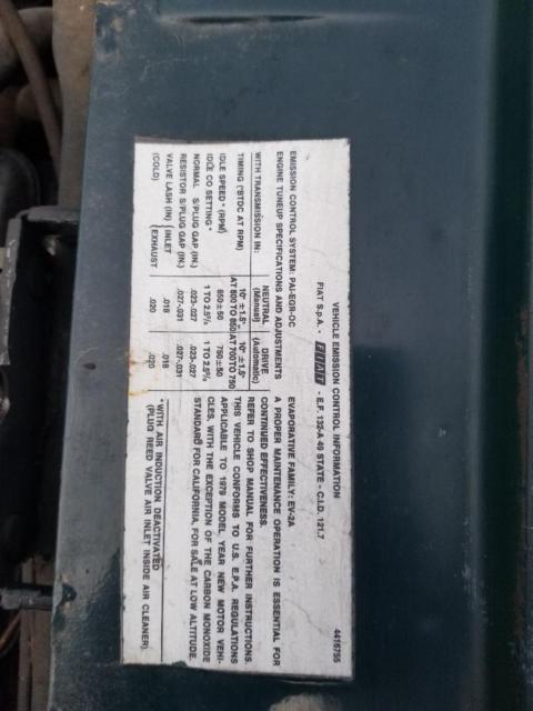 1979 Fiat 124 Spider 1979 Fiat 2000 convertible - photo 11