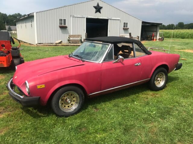 1979 Fiat 2000 Spider convertible no reserve 1979 Fiat Spider 2000 2000 Spider