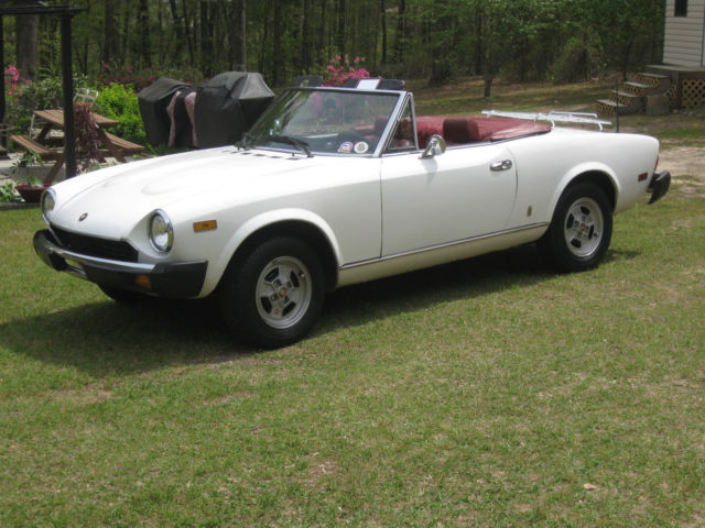 1979 Fiat Pinin Farina Spider 2000 1979 Fiat 124 Spider