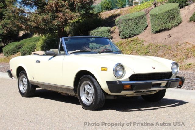 1979 Fiat Spider 2000, California rust free car, 5-speed, smog tested. 1979 Fiat Spider 2000 No Rust, 5-speed, Cloth Top