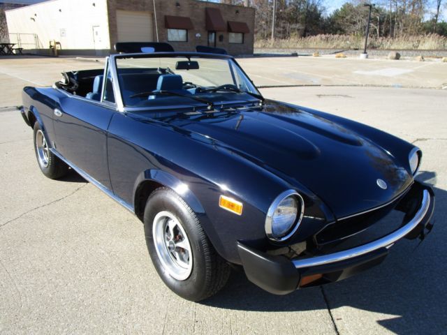 1979 Fiat Spider Convertible - 46K Actual Miles - Stick - Clean & Beautiful 1979 Fiat 124 Spider NO RESERVE AUCTION - LAST HIGHEST BIDDER WINS CAR!