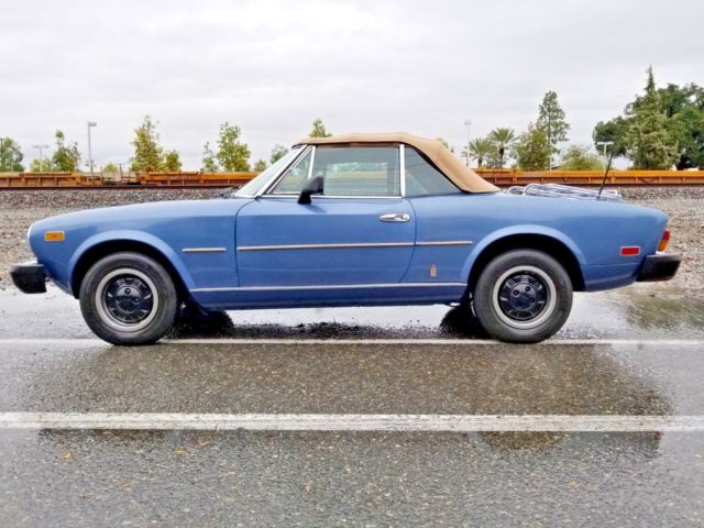 1979 FIAT SPYDER 2000 ** NO RESERVE *** CONVERTIBLE LOW LOW MILES !! ALPHA ROMEO 1979 Fiat 124 Spider FIAT SPYDER 2000 CONVERTIBLE ** NO RESERVE **
