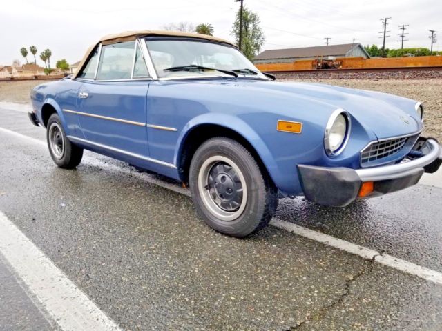 1979 Fiat 124 Spider FIAT SPYDER 2000 CONVERTIBLE ** NO RESERVE ** - photo 5