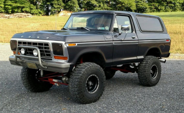 1979 Ford Bronco, 390 FE Engine, 4 Speed Borg Warner, Posi, Lifted, NO RESERVE 1979 Ford Bronco CUSTOM