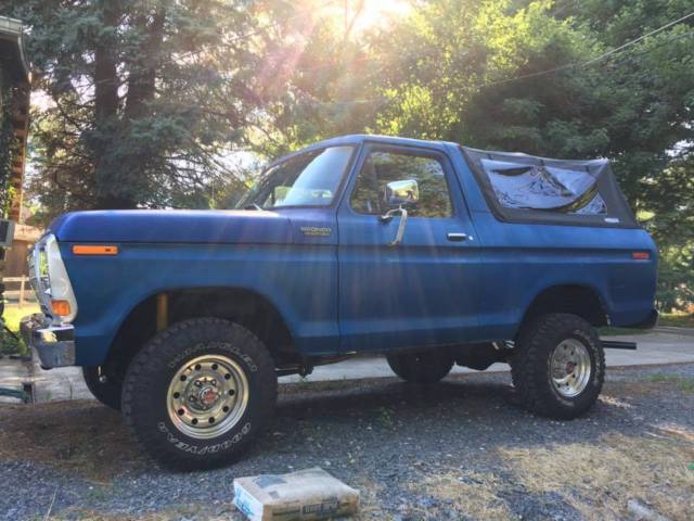 1979 Ford Bronco 4x4 351m, automatic - project with extra stuff bring a trailer 1979 Ford Bronco Custom