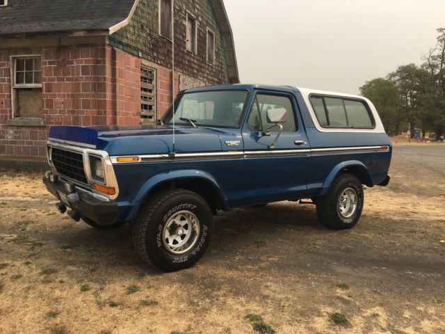 1979 Ford Bronco 4X4 Custom RUST FREE CLEAN 51K ORIG. MILES WORLDWIDE NO RESERVE 1979 Ford Bronco CUSTOM