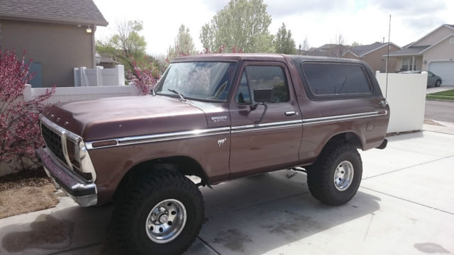 1979 Ford Bronco Custom 4x4 removable top full size bronco original paint 1979 Ford Bronco