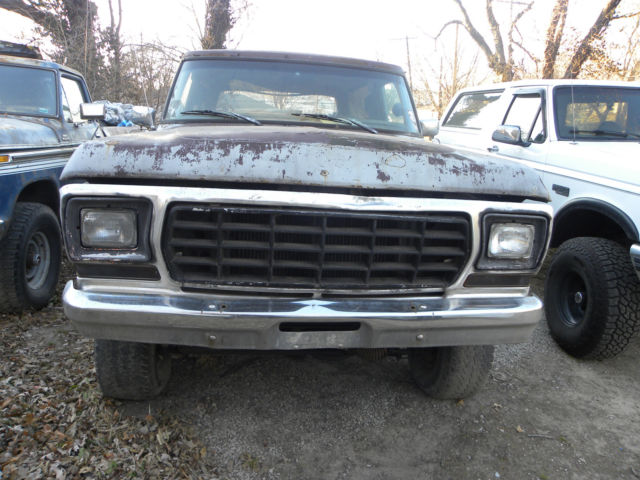 1979 FORD BRONCO CUSTOM PROJECT TRUCK COMPLETE RUNNING 460 MOTOR SWAPED 2629 1979 Ford Bronco CUSTOM
