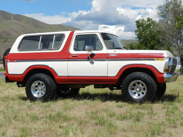 1979 Ford Bronco Ranger 4x4 2 tone very clean a must see rare shape! 1979 Ford Bronco ranger