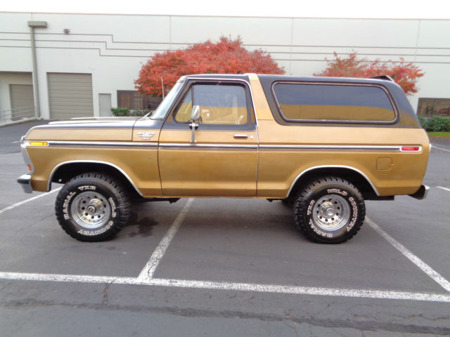 1979 Ford Bronco Ranger Custom 4x4 F150 1978 1977 1976 1980 1981 1977 1976 1975 1979 Ford Bronco XLT