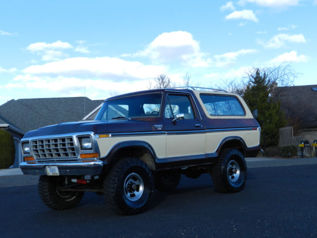 1979 Ford Bronco Ranger xlt 4x4 f150 original paint and body solid. collector 1979 Ford Bronco ranger xlt