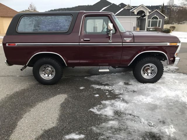 1979 Ford Bronco Ranger XLT Nice Shape Must See 4X4 351 NO RESERVE NO RUST 1979 Ford Bronco XLT RANGER