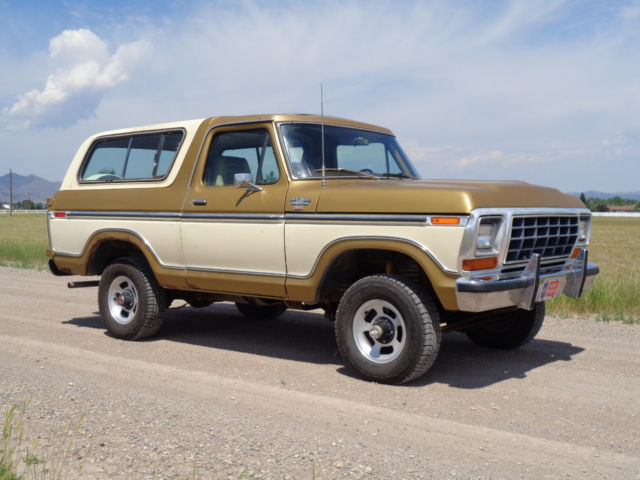 1979 Ford Bronco Ranger XLT survivor loaded every option 2 owner Explorer Lariat 1979 Ford Bronco