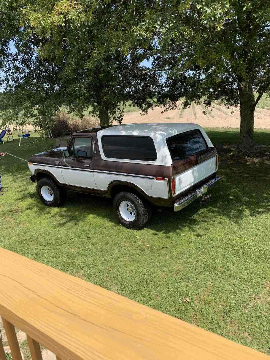 1979 Ford Bronco SUV White 4WD Automatic Ranger XLT 1979 Ford Bronco Ranger XLT