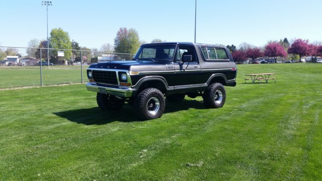 1979 Ford Bronco xlt 4x4 F150 lifted on 35's take a look.. 1979 Ford Bronco Ranger xlt