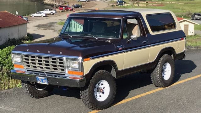 1979 Ford Bronco XLT a true California Truck from new 56k miles. Blue Plates. 1979 Ford Bronco XLT