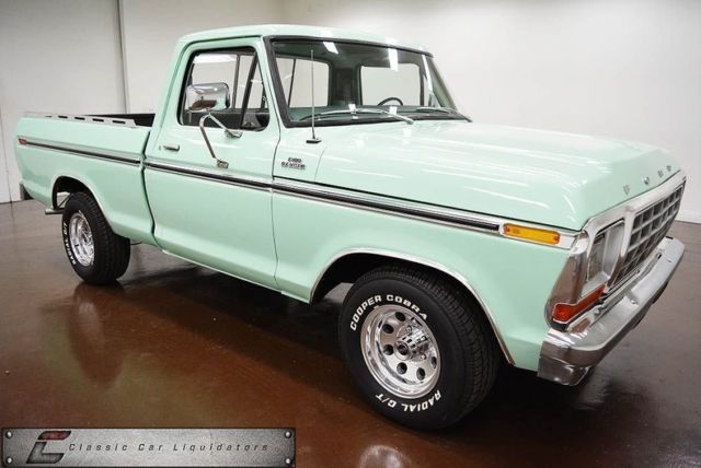 1979 Ford F-100 76387 Miles Light Jade 302 V8 C4 Automatic 1979 Ford F-100 --