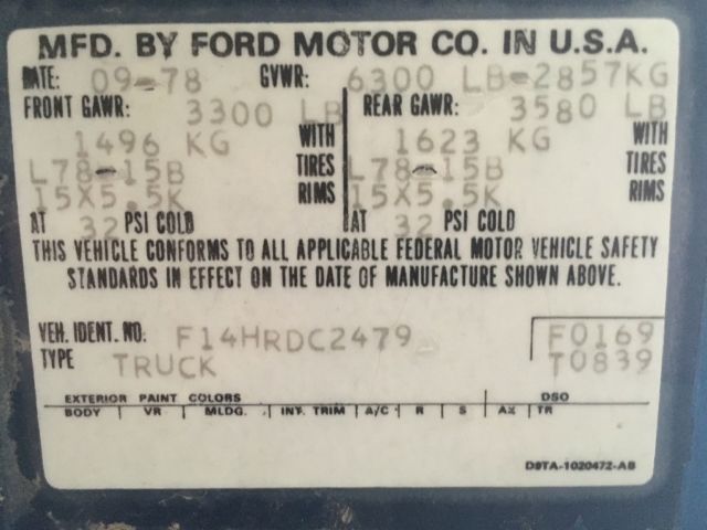 1979 Ford F-150 Custom - photo 3