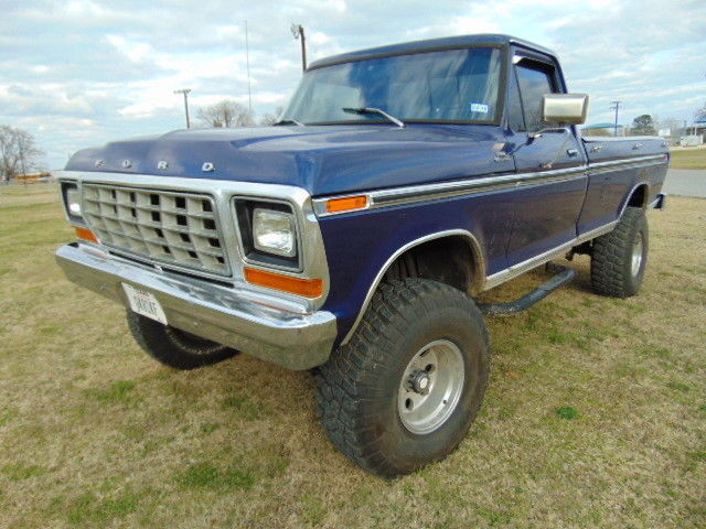1979 FORD F-150 CUSTOM 351 AUTOMATIC BIGFOOT BLUE HIGHBOY F-SERIES @@ NO RESERVE 1979 Ford F-150 CUSTOM