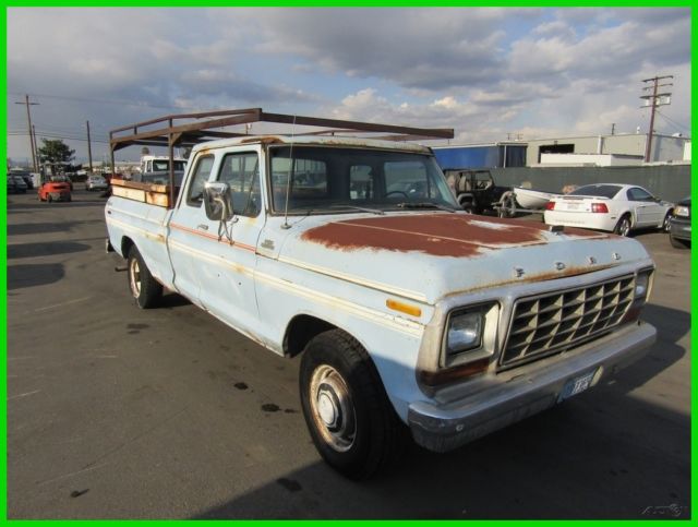 1979 Ford F-250 Custom Pickup 8-Cylinder Automatic Gas NO RESERVE 1979 Ford F-250
