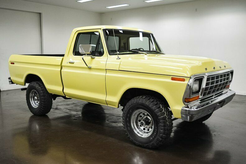 1979 Ford F100 5036 Miles Yellow Truck 400ci Small Block V8 4 Speed Manual 1979 Ford F-100