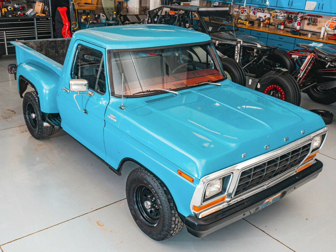 1979 Ford F100 F-100 Custom Stepside Flareside Pick Up Truck 1979 Ford F-100 Custom