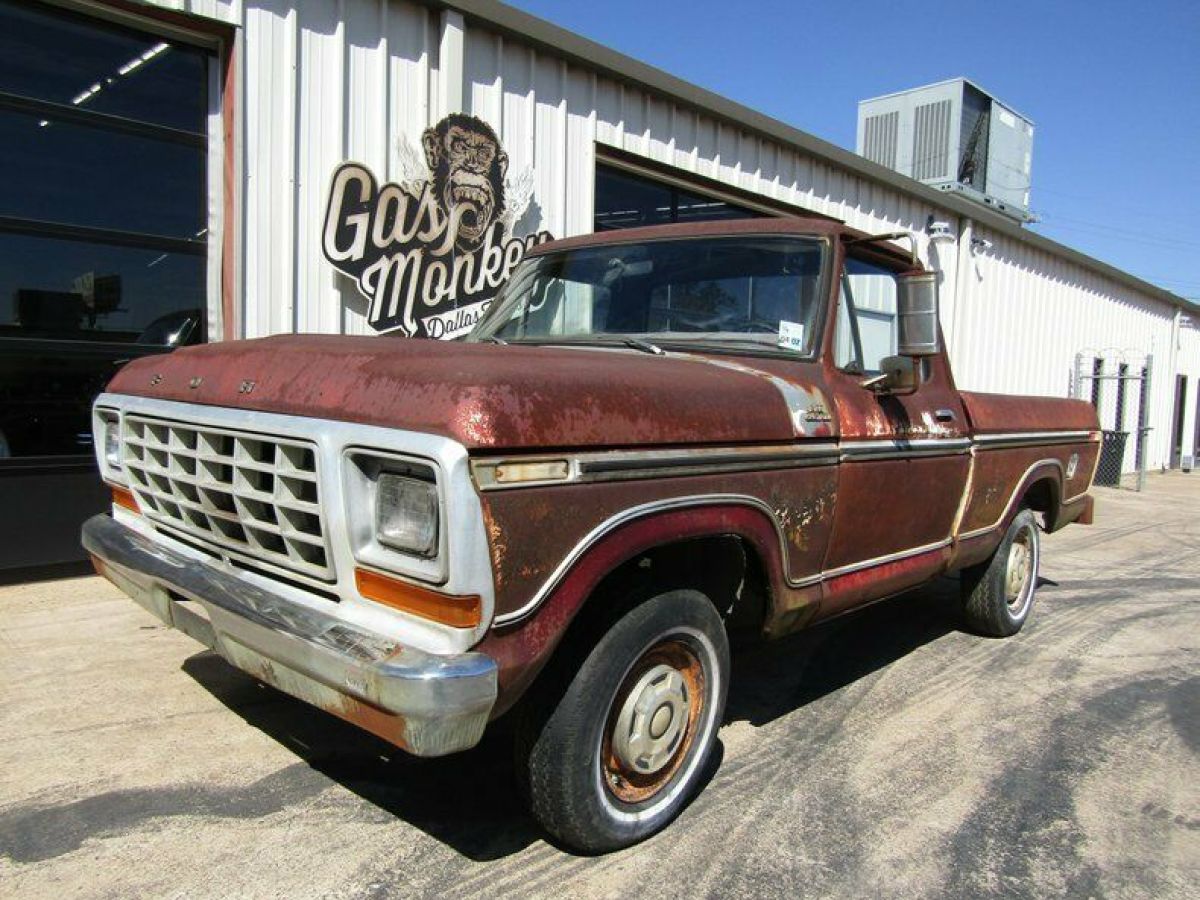 1979 Ford F100 SWB Project Truck by Gas Monkey Garage 1978 Ford F100 SWB
