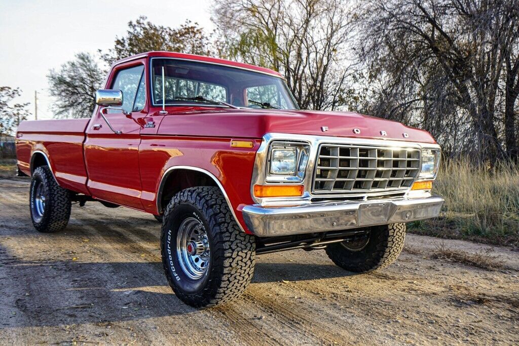 1979 Ford F150 Custom, 4x4, 351 V8, Automatic, 1 Owner, Candy Apple Red 1979 Ford F-150 F-150 Custom 4x4