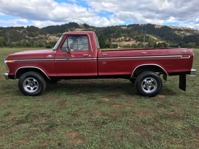 1979 Ford F250 4x4 Ranger 400 Toolbox in BED! 4-speed! 1979 Ford F-250 Ranger