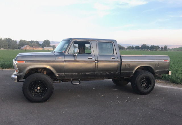 1979 Ford F250 Crew cab 4x4 pickup truck - 4 door crewcab with No Reserve! 1979 Ford F-250