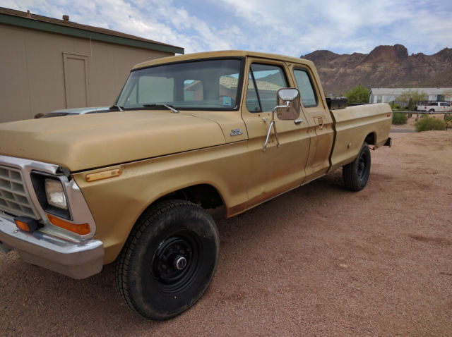 1979 Ford F250 Super Cab, 4x4, Factory A/C, AT, 5th Wheel Hitch 1979 Ford F-250 Custom