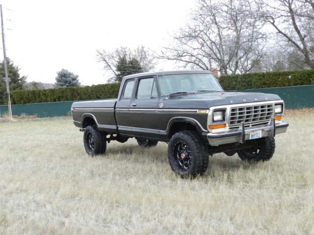 1979 Ford f350 4x4 super cab Ranger XLT turbo diesel classic must see 1979 Ford F-350 RANGER XLT
