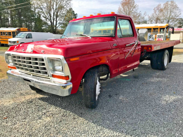 1979 Ford F350 Flat Bed 351CC V8 Tow Hitch STRONG TRUCK 4 Speed LOW RESERVE 1979 Ford F-350 Flat Bed