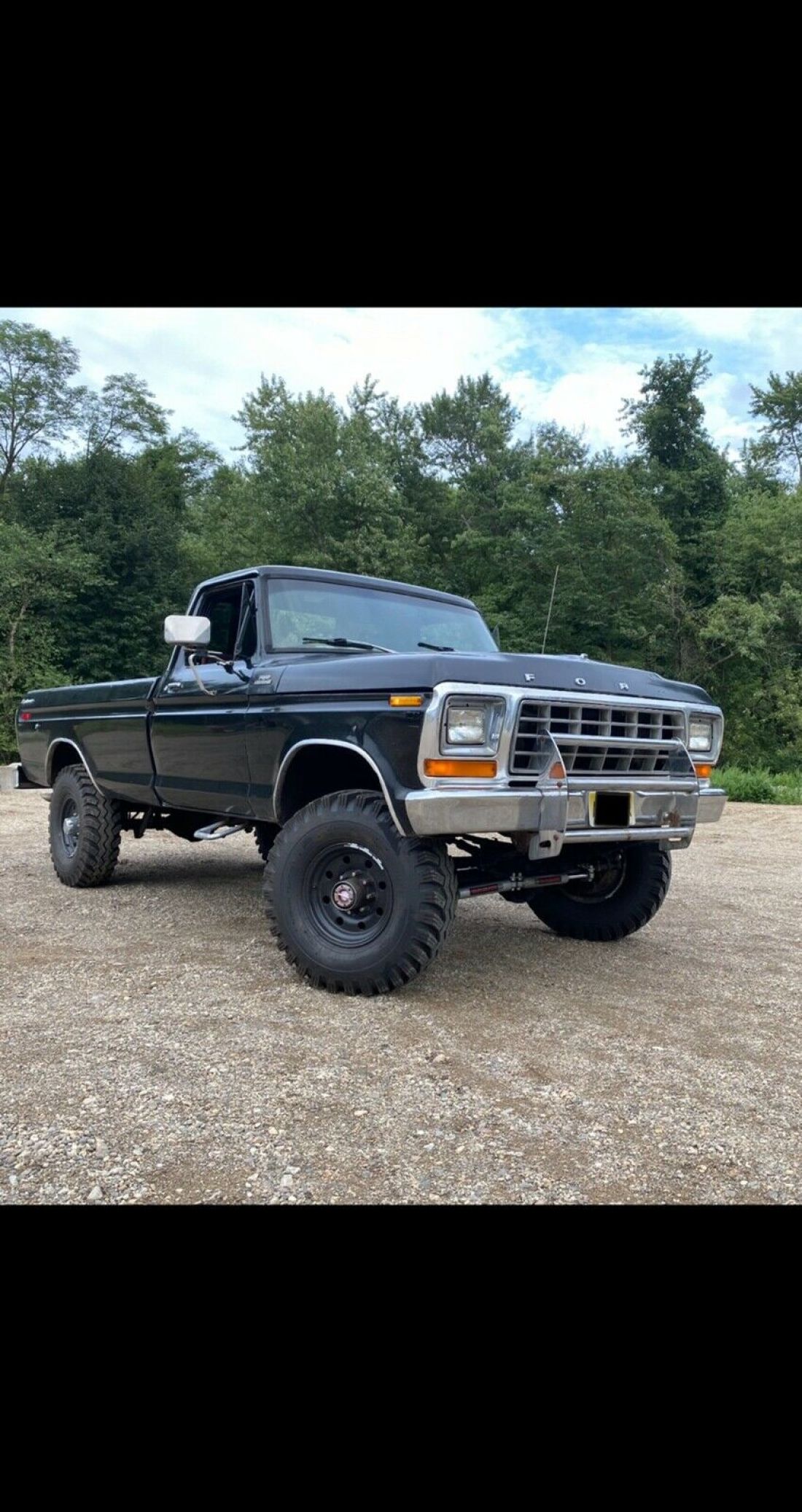 1979 Ford F350 Pickup Black 4WD Automatic Custom 1979 Ford F350 Custom