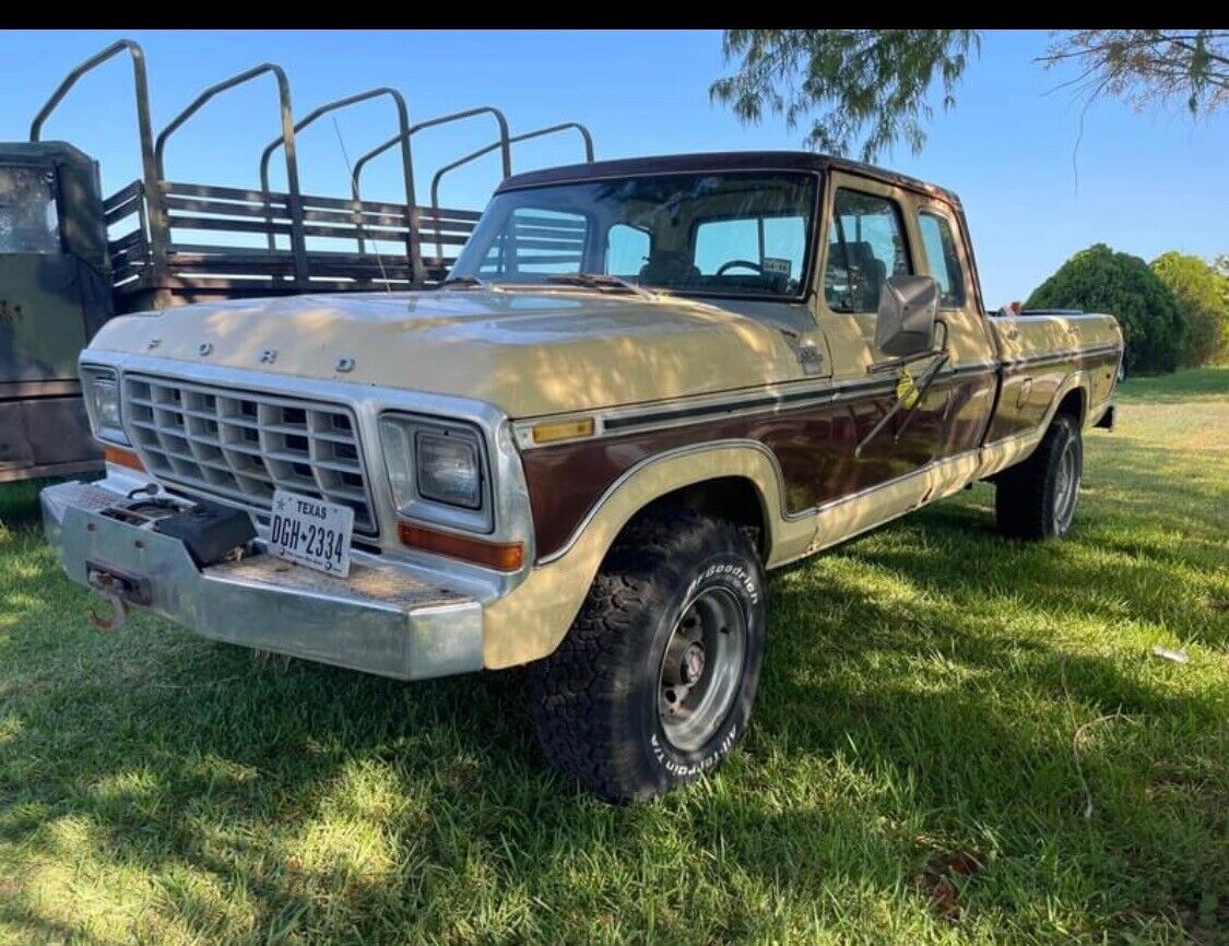 1979 Ford F350 Pickup Brown 4WD Automatic ranger lariat 1979 Ford F350 ranger lariat
