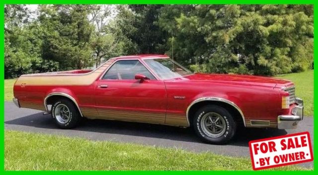 1979 Ford Ranchero GT 400 8-Cyl Gasoline 3-Speed Automatic Cloth RWD KY c84260 1979 Ford Ranchero GT