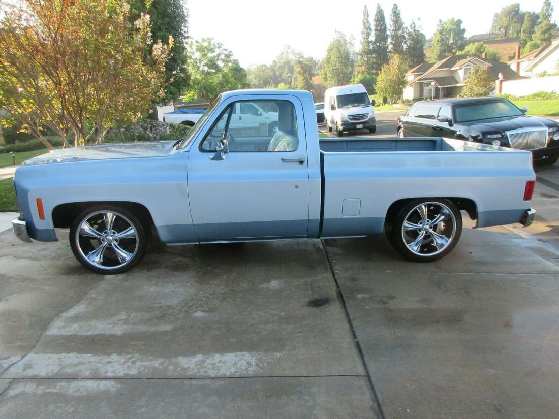 1979 Chevrolet C-10 GMC C15 Sierra Classic Shortbed Lowered Patina C10 - photo 2
