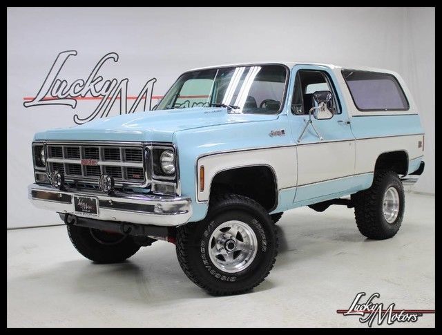 1979 GMC JIMMY HIGH SIERRA 4WD 9853 Miles Light Blue/White SUV Automatic 1979 GMC JIMMY HIGH SIERRA 4WD