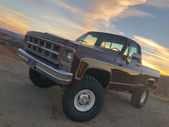 1979 GMC K15 Sierra Classic K10 4wd Original Paint California Survivor No Reserv 1979 Chevrolet C/K Pickup 1500