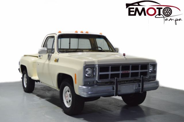 1979 GMC Sierra 3500 C35 OAK WOOD BED A/C FLORIDA $1 NO RESERVE AUCTION 1979 GMC Sierra 3500 C35