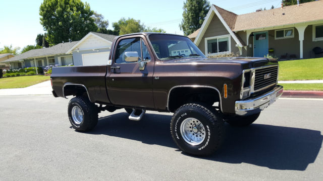 1979 GMC Sierra 1500 SHORT BED 4X4 4 INCH LIFT NICE TRUCK 4WD NOT CHEVY