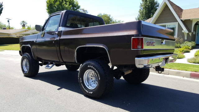 1979 GMC Sierra 1500 SHORT BED 4X4 4 INCH LIFT NICE TRUCK 4WD NOT CHEVY - photo 6