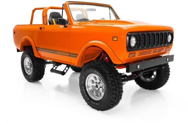 1979 International Harvester Scout Automatic SUV 1979 International Harvester SUV, 304, Automatic, Orange/Black, White Top, Cowl